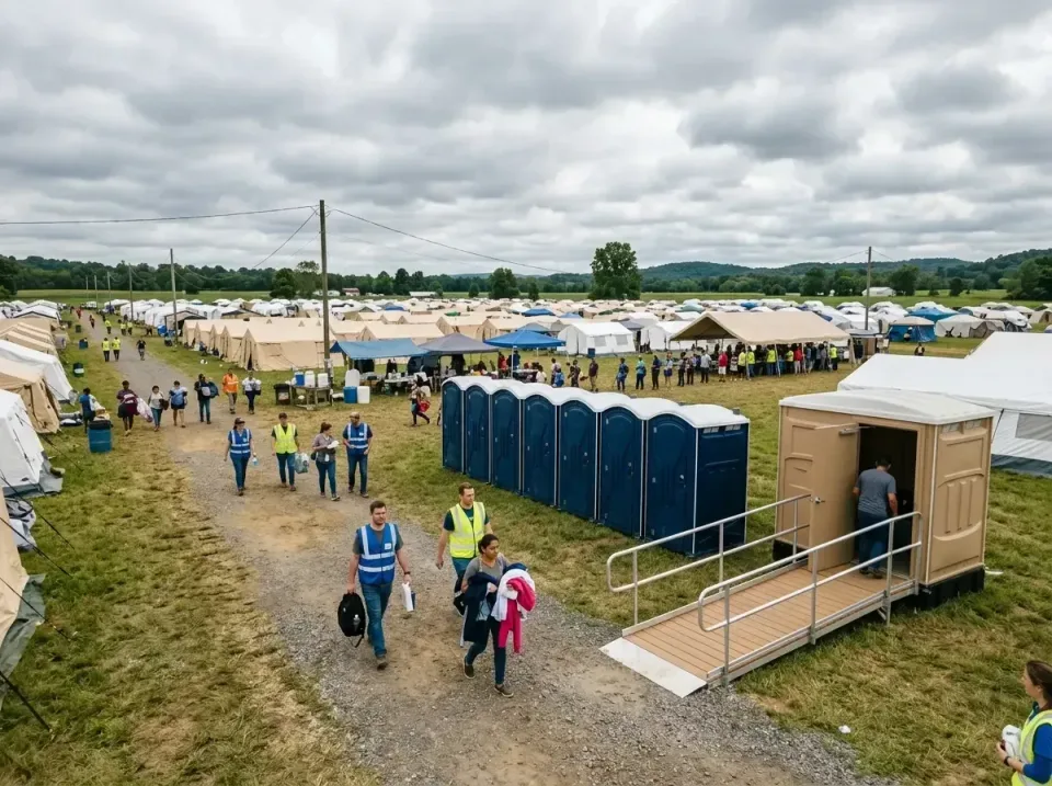 disaster-relief-camp-restrooms-010 — frequently asked questions, Dumpster & Portable Bathrooms Rental in Melvindale, MI